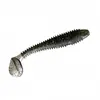 Cebos Suaves de Cola de Troscada Color Langosta, 45 mm 55 mm para Lubina y Perca con Anzuelo de Cabeza de Plomo, Cebos de Pesca Transfronterizos al por Mayor