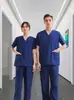 Lavagem de Roupas à Mão Roupas de Trabalho de Verão Finas de Manga Curta para Enfermeiras de Sala de Cirurgia Roupas para Escovar as Mãos de Doutores Roupas Cirúrgicas de Manga Longa Cuidados Médicos