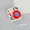 Cámara de Macarrón de Dibujos Animados Pegamento de Crema Imán para Refrigerador DIY Llavero Colgante Resina Adornos Pequeños de Escritorio