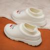 Pantuflas de Algodón Impermeables para Mujer con Tacón para Invierno Ropa de Exterior Nuevo 2025 Aumentan la Altura Suela Gruesa Antideslizante Cálidas Forradas de Felpa Zapatos de Algodón para Mujer