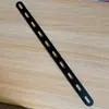 Placa de Conexión Plana Larga Ajustable para Posición de Agujero DIY Marco de Soporte de Hierro Plano con Recubrimiento en Polvo Agujero Ovalado Múltiples Agujeros Código 1.5m