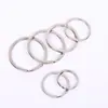 Anillos de Metal Planos para Llaveros al por Mayor Accesorios para Colgantes DIY Anillo Conector de Doble Capa Círculo Plano Estilo Minimalista Urbano