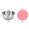 Taza de salsa de 50 ml se puede combinar con tapa de silicona para alimentos de 6 cm plato para condimentos taza de salsa para el hogar plato para salsas de acero inoxidable 304