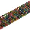 Turmalina de Colores Cuentas Redondas Cuentas Sueltas Turmalina de Color Imitación Piedra de Cuarzo Begonia Jade Cuentas Accesorios para Joyería Listos para Usar