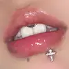 Hélice Externa de Cobre com Zircônia para Lábio e Osso da Orelha Unha de Lábio Unha de Orelha 1.2 Joias para Piercing Transfronteiriças Venda por Atacado