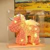[Fuente Mayorista] Alas de Ángel de Navidad Flor Eterna Unicornio Regalo Creativo Corona Vestido de Novia Unicornio
