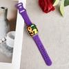 Adecuado para correa de Apple Watch, correa de silicona para reloj, patrón en relieve, correa de silicona para reloj con estampado en relieve
