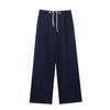 Ropa de Mujer Transfronteriza Nueva de Primavera y Otoño 2025 Moda Urbana Pantalones Casuales de Pierna Ancha de Doble Cintura D69576