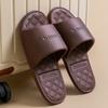 Pantuflas Portátiles de Hotel con EVA Pantuflas Romboidales Simples para Pareja Hogar Viaje Viaje Dormitorio de Estudiantes Sandalias de Suela Blanda