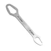 Llave inglesa ajustable de autoapriete para espacios estrechos, herramienta de ferretería hecha de acero al carbono de alta resistencia endurecido