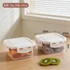 Caja de almacenamiento multifuncional para frutas BNBS para refrigerador doméstico, caja de almacenamiento de frutas y verduras, caja de exhibición y almacenamiento de frutas frescas para sala de estar