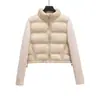 Otoño 2023 Nuevo y2g color liso manga larga cálida chaqueta acolchada de algodón cuello alto holgada adelgazante corta abrigo acolchado de algodón venta al por mayor