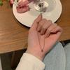 Pulsera Simple de Borlas Apiladas de Estilo Diario Japonés y Coreano para Mujer Ins Nicho Estilo Frío Novia Estudiante Pulsera de Cadena