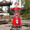 Aldea Miao traje Miao mujer Yunnan Dong minoría traje Yao Tujia traje de danza traje de actuación