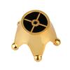 Corona dorada perilla superior mango de plástico para tapa de olla cabeza de tapa de olla botón de olla accesorios para tapa de olla de vidrio ventas directas de fábrica