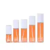 Botellas de Spray Transparentes de Presión 30/60/80/120ml Botellas para Tónico Botellas Dispensadoras de Loción de Pared Gruesa Petg