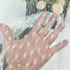 Tecido Suave Criativo Malha Transparente Vestido de Noite Vestido DIY Renda Tecido de Marca Outro