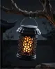 Luz ambiental solar para jardín exterior transfronteriza, iluminación exterior, luz decorativa colgante para árbol, luz colgante para patio de jardín, luz de llama