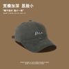 Gorra de béisbol de marca de moda de primavera y verano para hombre con circunferencia de cabeza grande, gorra con visera grande y profunda para niñas, gorra cuadrada con cara redonda pequeña