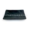 Plato de Melamina para Barbacoa Comercial Negro Rectangular Especial para Olla Caliente Plato Especial para Platillo de Res Vajilla Especial Creativa para Restaurante de Barbacoa