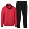 Traje Casual de Moda Tendencia con un Toque de Alta Gama, Ropa Deportiva Otoñal para Hombre con Pantalones Largos y Manga Larga, Conjunto Deportivo de Pierna Recta