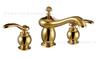 Grifo de Lavabo de Tres Agujeros Dividido Kaiping Youjia Baño Lámpara Mágica Dorada Grifo Dividido 3644