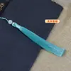Franja de Borla de Seda de Gelo de Ponta Fechada de 13cm Sachet para Hanfu Bolsa de Fragrância Acessório Decoração de Roupa Pingente de Borla
