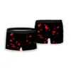 2024 Novo Verão Transfronteiriço Amazon Impressão Digital 3D Roupa Íntima Masculina Boxer Respirável e Confortável