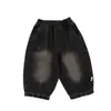 Cárdigan de punto con estrellas para niños guapos de otoño fresco, conjunto de pantalones vaqueros retro desgastados para primavera y otoño