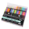 Caneta Marcadora Fluorescente Caneta de Desenho Colorida Caneta Glitter Caneta Gel Pastel Pincel de Grande Capacidade Caneta Marcadora para Caderno de Recados para Estudantes