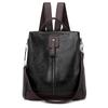 Mochila transfronteriza para mujer 2023, nueva mochila de PU para mujer, versátil, sencilla, informal, para viajes al aire libre, mochila antirrobo
