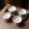 Prato de Sobremesa Cerâmico Retro Chinês, Prato Alto para Frutas Secas, Lanche para Chá Confeitaria, Prato de Sobremesa Doméstico, Utensílios de Apresentação Exquisitos