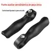 Guidão com Buzina para Mountain Bike, Guidão de Descanso, Acessórios para Bicicleta, Guidão de Liga de Alumínio, Guidão com Buzina