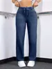 Jeans de mujer talla grande transfronterizos europeos y americanos, cintura elástica, azul claro, casual, pantalones 6X extragrandes, Guangzhou Xintang