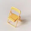 Soporte para teléfono móvil cuidadosamente seleccionado, linda sillita para escritorio, soporte de apoyo para teléfono móvil, pequeño regalo para microempresas y vendedores ambulantes