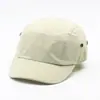 Gorra de béisbol de seis piezas con visera corta transfronteriza, impermeable y de secado rápido para hombre, gorra de protección solar para mujer, para exteriores, de verano, para todo tipo de partidos.