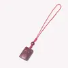 Colgante de Paz de Cinabrio Natural Colgante de Arena Dorada Púrpura Llavero Año Animal para Hombres y Mujeres Cadena para Teléfono Móvil Mismo Estilo Douyin