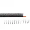 Venta Directa de Fábrica Pestañas Trenzadas en Forma de W Semiacabadas Pestañas Yy Cabello Natural Suave y Denso Pestañas Postizas Injertadas Arregladas Densamente