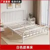 Cama simple de hierro forjado estilo europeo cama doble de 1,5 m cama de 1,8 m cama individual económica reforzada y engrosada de 1 m para viviendas de alquiler
