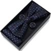 En stock Corbata de Moño Rayada Caja de Regalo para Hombre Empaque Novio MC Anfitrión Vestido de Moño Accesorios de Boda