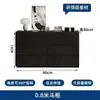 Tocador Negro de Estilo Sencillo y Tocador Integrado con Cómoda Gabinete de Almacenamiento para Dormitorio de Lujo Ligero Tocador de Estilo Lujo Ligero