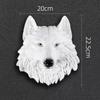 Amazon Resina Simulación Cabeza de Animal Tridimensional Colgante de Pared Cabeza de Lobo Cabeza de León Decoración de Pared Decoración de Pared Colgante de Bar