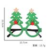 Gafas decorativas para fiestas navideñas transfronterizas de Amazon, para adultos y niños, con foto de astas, muñeco de nieve, árbol y lazo.
