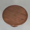 Nuevo Estilo Chino Mesa de Comedor y Silla de Madera Maciza Combinación para Hogar, Restaurantes Grandes y Pequeños y Villas Lujo Ligero Madera de Ébano Mesa Redonda con Plato Giratorio