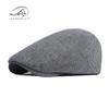 Contraste Algodão Casual All-Match Cap Boina Unissex Primavera/Verão Moda Britânica Frente Chapéu Estilo Coreano