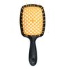 Comércio exterior venda quente malha oca Big Bend pente fofo forma pente cabelo massagem couro cabeludo cor plástico liso pente cabelo