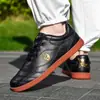 Tênis Casuais Tai Chi Moda Bem-Estar Transfronteiriça, Sapatos de Prática com Cobertura de Couro para Todas as Estações para Homens e Mulheres, Casais
