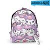 3D Nuevo Producto Impreso Periférico Sanrio Kuromi Mochila Kuromi Escuela Primaria y Secundaria Escuela para Hombres y Mujeres Mochila Escolar