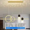 Lâmpada Criativa para Restaurante Novo Lustre Luxo Moderno Simples Longo Nórdico Mesa de Jantar Bar Sala de Jantar Lâmpadas Céu Estrelado