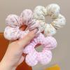 Pano de esponja infantil, flor, bola, anel de cabelo infantil, elástico de cabelo sem ferimentos, corda de cabelo, tira de borracha, chapéu para meninas